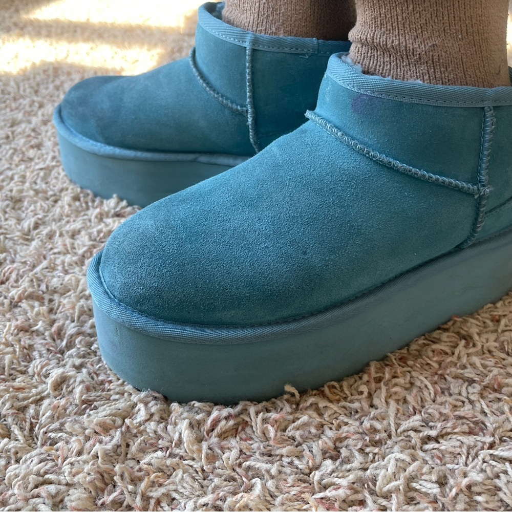 UGG Aqua Suede Ankle Booties - Picture 10 of 10